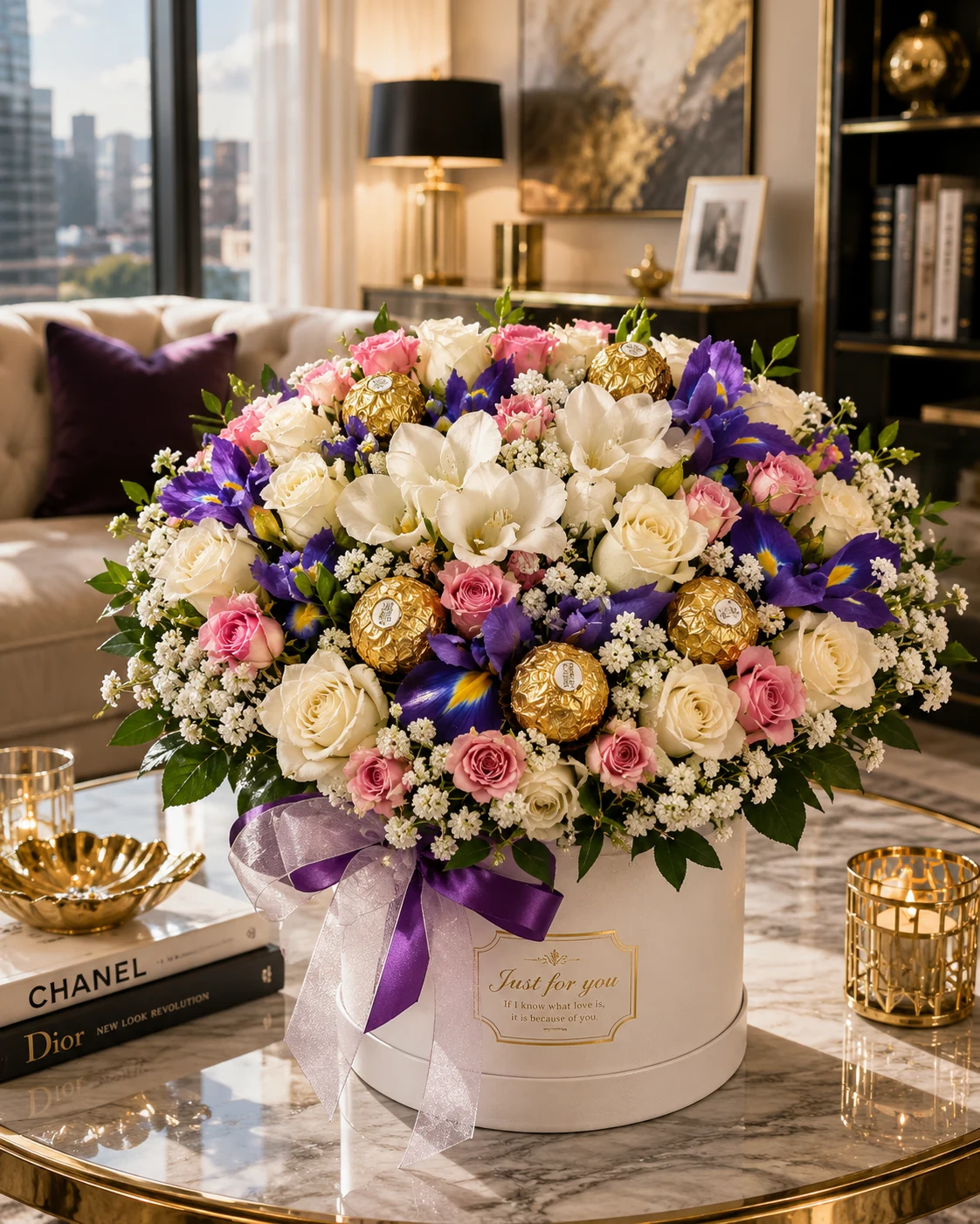 Luxury Pastel Flower Box