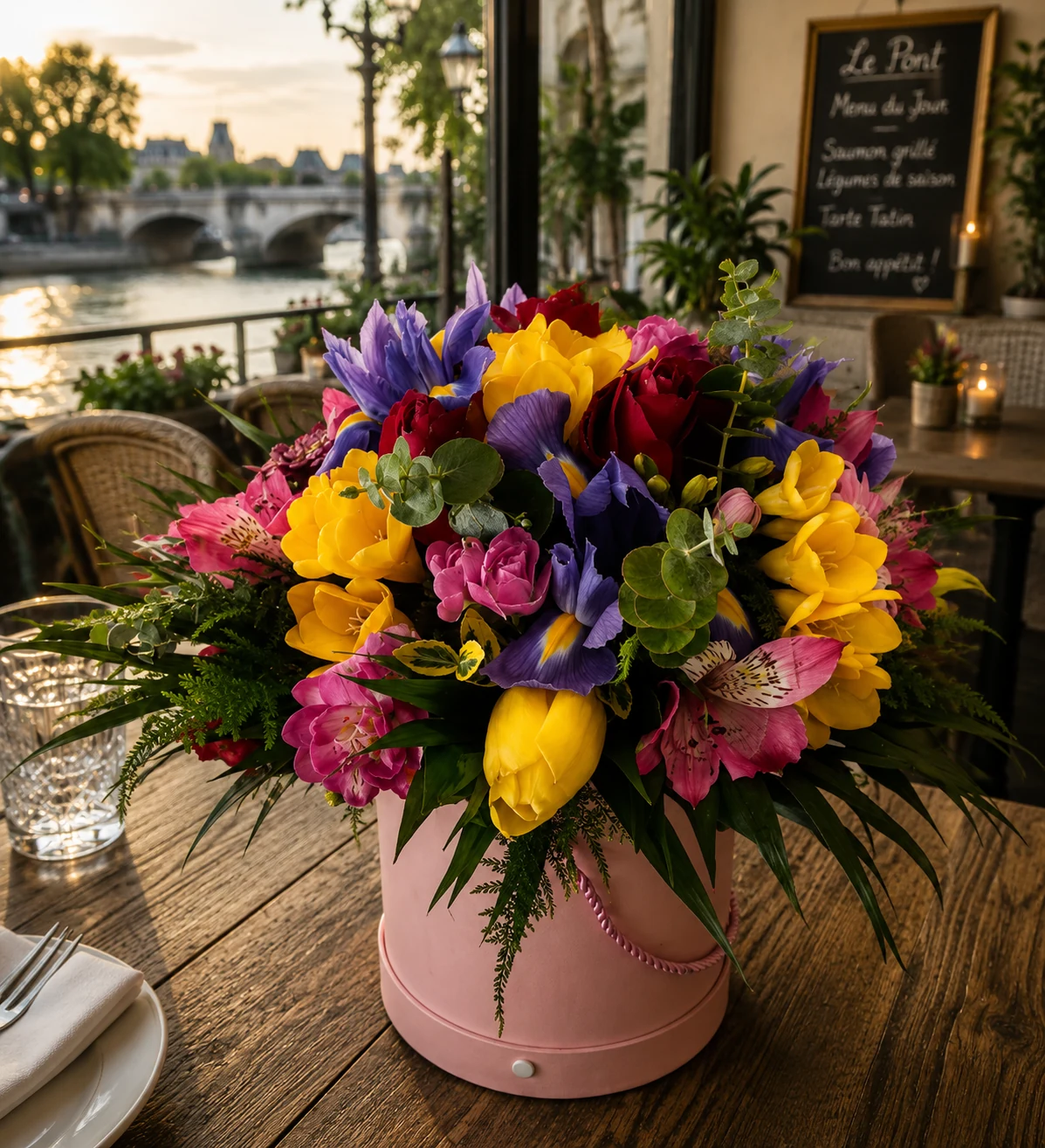 Colourful Spring Flower Box