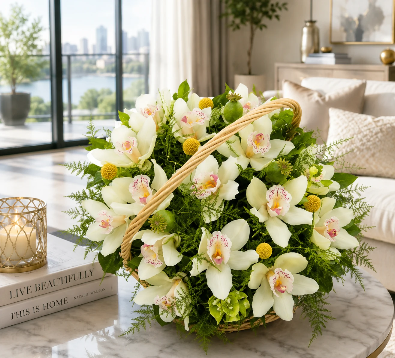 Elegant White Flower Arrangement
