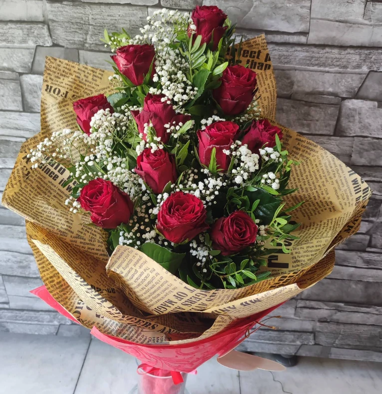 Classic Red Rose Bouquet
