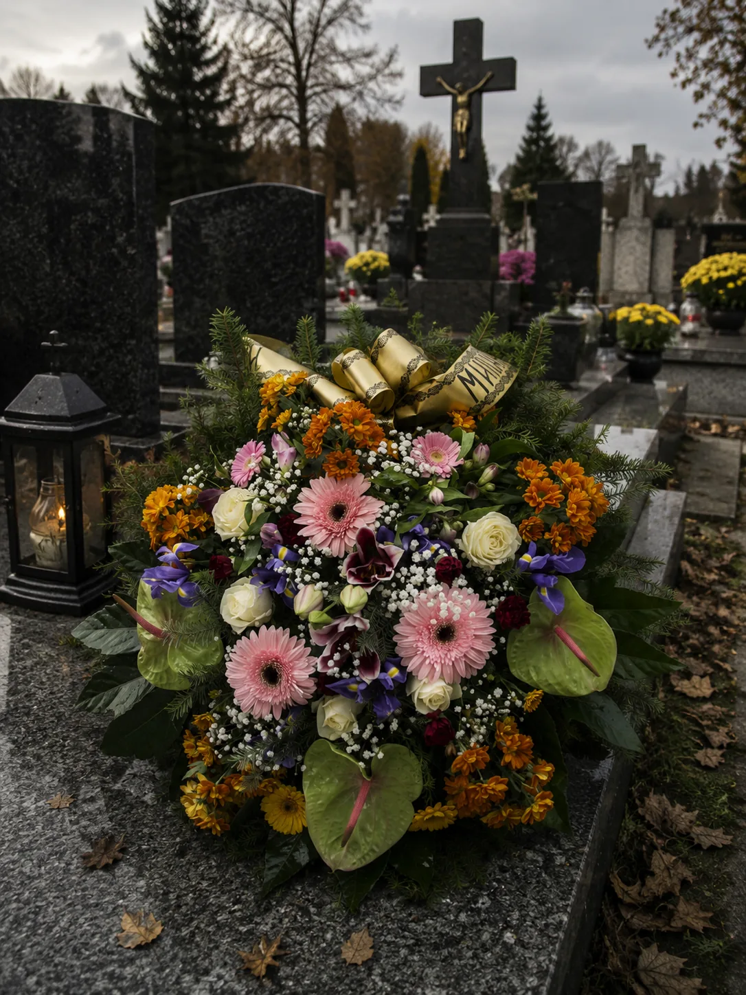 Pastel Sympathy Wreath