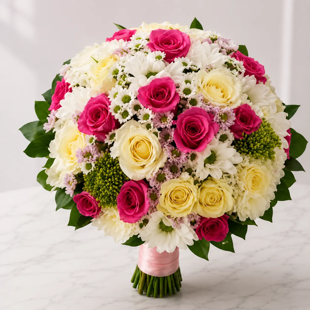 Colourful Rose Bridal Bouquet