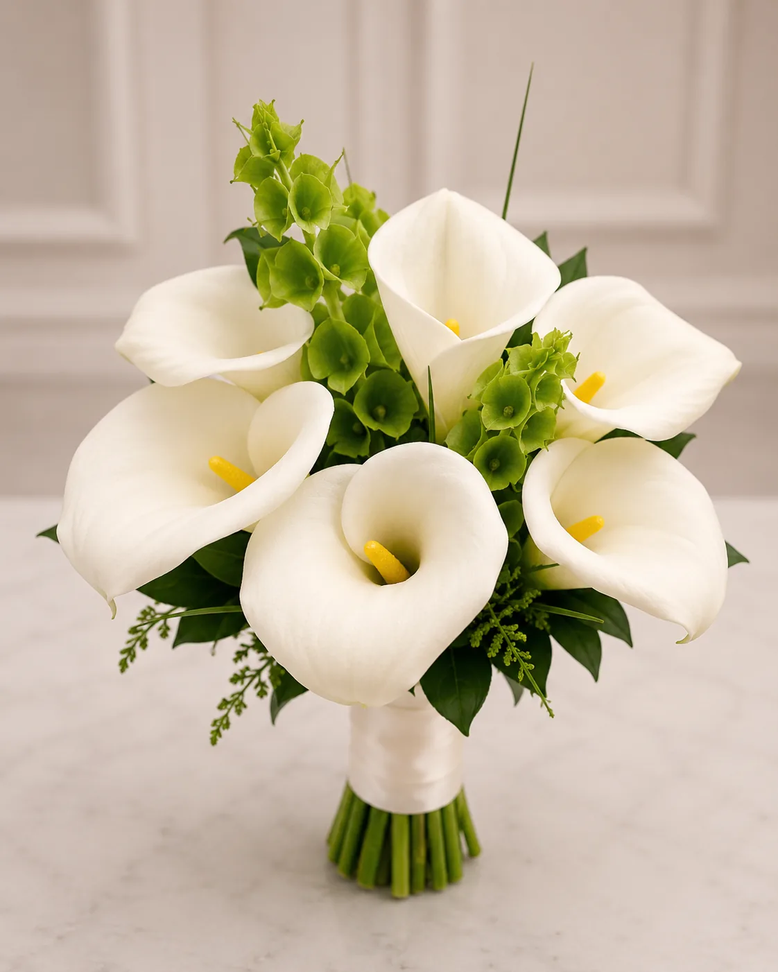 White Calla Lily Bridal Bouquet