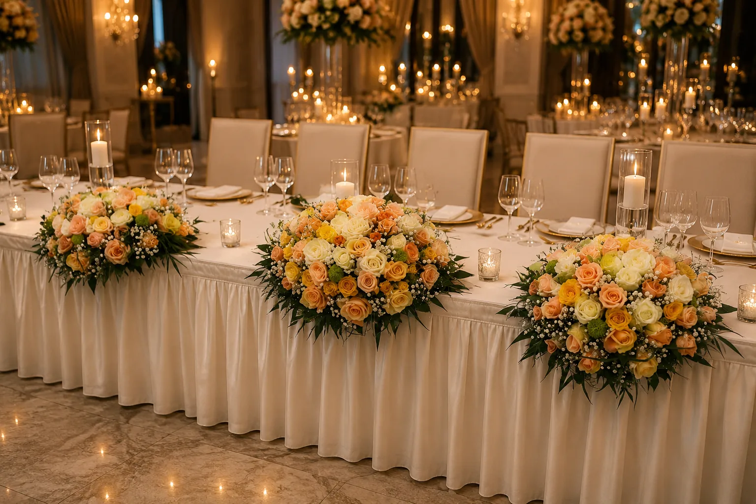 Pastel Head Table Series